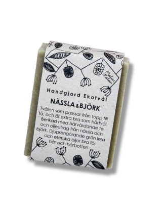 Ekologisk tvål - Nässla & Björk, 110 g Tvål