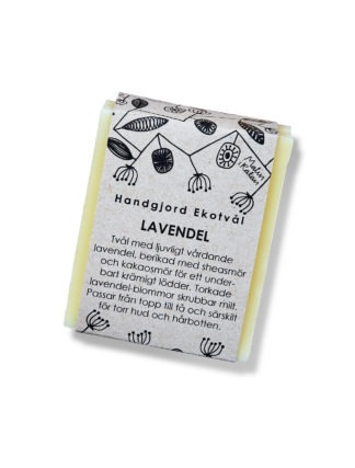 Ekologisk tvål - Lavendel, 110g Tvål