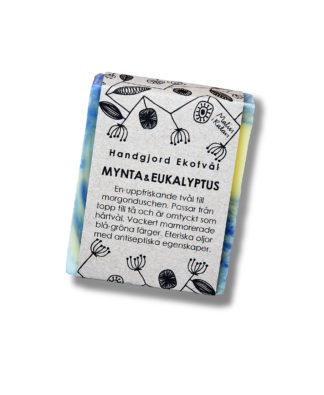Ekologisk Tvål - Mynta & Eukalyptus, 110g Tvål