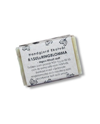Ekologisk tvål - Rasul och Ringblomma (ingen tillsatt doft), 40g liten tvål